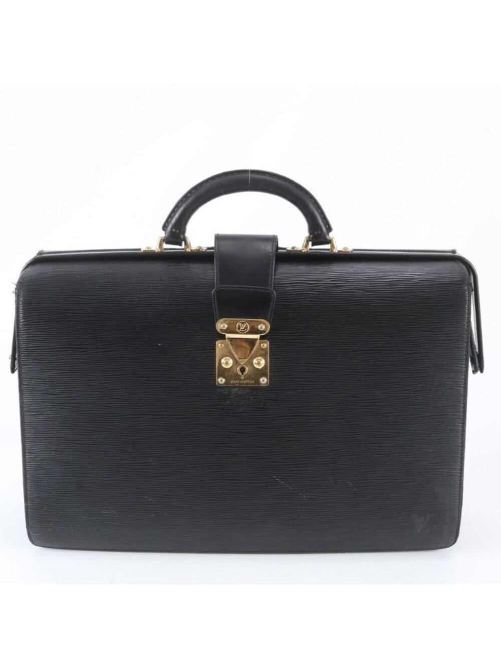 Louis Vuitton Epi Serviette Vermoir Leather Business Document Tote